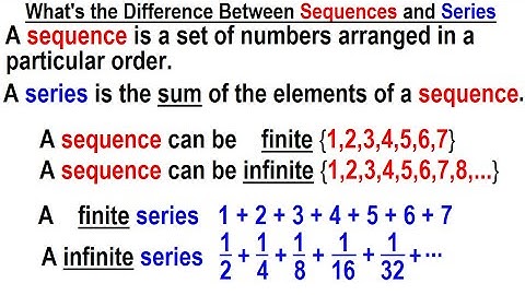 Algebra Ch 48: Sequences and Series (1 of 34) What is the Difference?