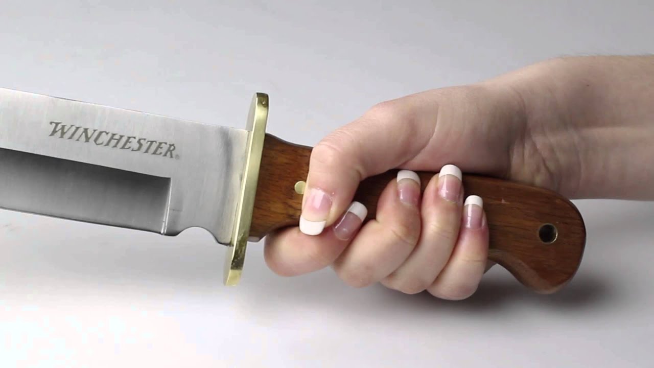 How to Sharpen a Winchester Bowie Knife 