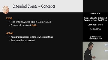 Gianluca Sartori: Responding to Extended Events in Near Real Time - 20160614