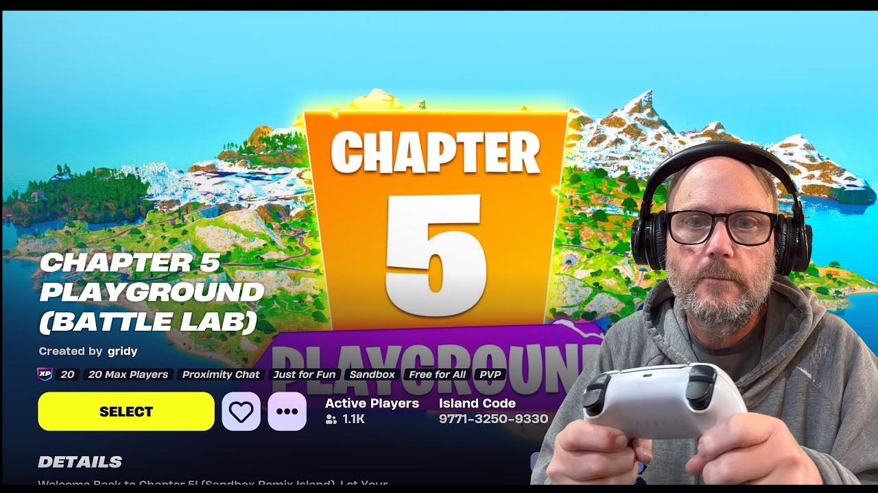 Playing Chapter 5 Playground (Battle Lab) | Fortnite Creative Maps