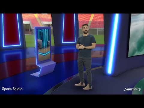 Sports Studio scene, price: USD 230 / EUR 190 | Aximmetry