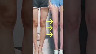 The end of thin legs is stretching If you stand as punishment for 20 minutes every day you