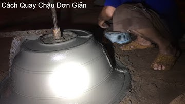 CÁCH QUAY CHẬU XI MĂNG | QT STUDIO