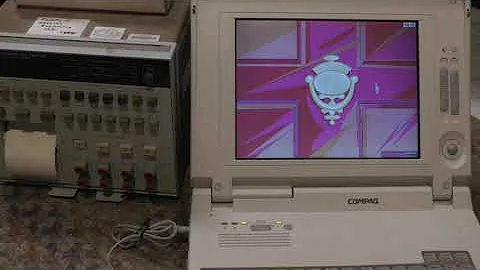 Overview of a Compaq LTE Elite 4/75C Laptop Computer