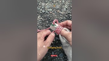 How to make camping knot #shorts #campinghacks #git #knot #knottutorial @DoiT_03