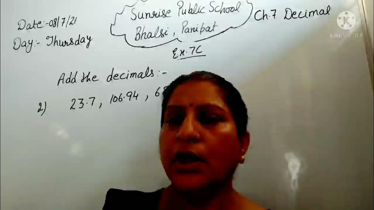 Ex-7C class 6 - YouTube