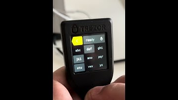 Trezor Model T - word Ready