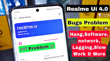 Realme Ui 4.0 Bugs (Hang/Lagging/System/Slow Problem) Fix Now | Realme Ui 4.0 Bugs Fix kaise kare?