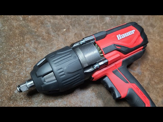 Eastvolt 800W Electric Impact Wrench, Heavy Duty 7.5 Amp Corded Max Torque  450 Ft-lbs 3400 RPM, 1/2 Inch with Hog Ring Anvil