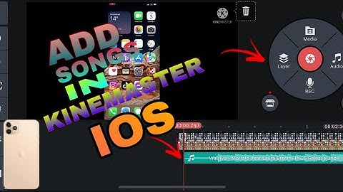 How To Add music/songs in KINEMASTER on Ios ipad |2022