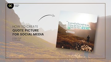 How to Create Quotes Picture under 5 minutes