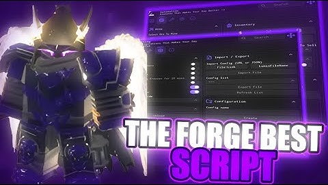 [NO KEY] THE FORGE SCRIPT - Best Auto Mine | Auto Farm Mob | Auto Forge & Much More Feature!