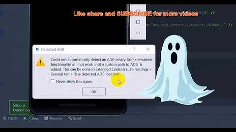 Fixing Visual Studio Code Emulator Error: ADB Binary Detection Issue