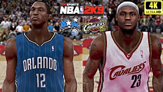 NBA 2K9 PS3 (4K60) | Magic vs Cavs