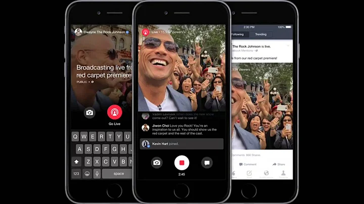 Facebook lets Celebrities broadcast live to your News Feed - DayDayNews