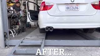 2007 BMW 328i wagon - Muffler and Resonator delete