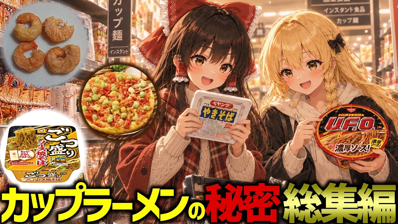 最強ジャンク飯】カップラーメンが旨すぎる秘密総集編【ゆっくり解説