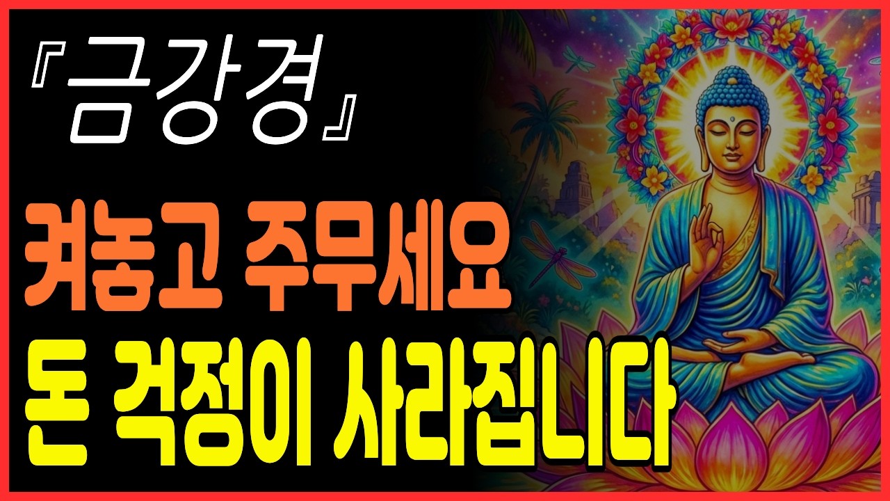 [금강경] 잠들기 전 10분만 들으세요 | 평생 돈 걱정이 사라집니다 | 부처님 말씀