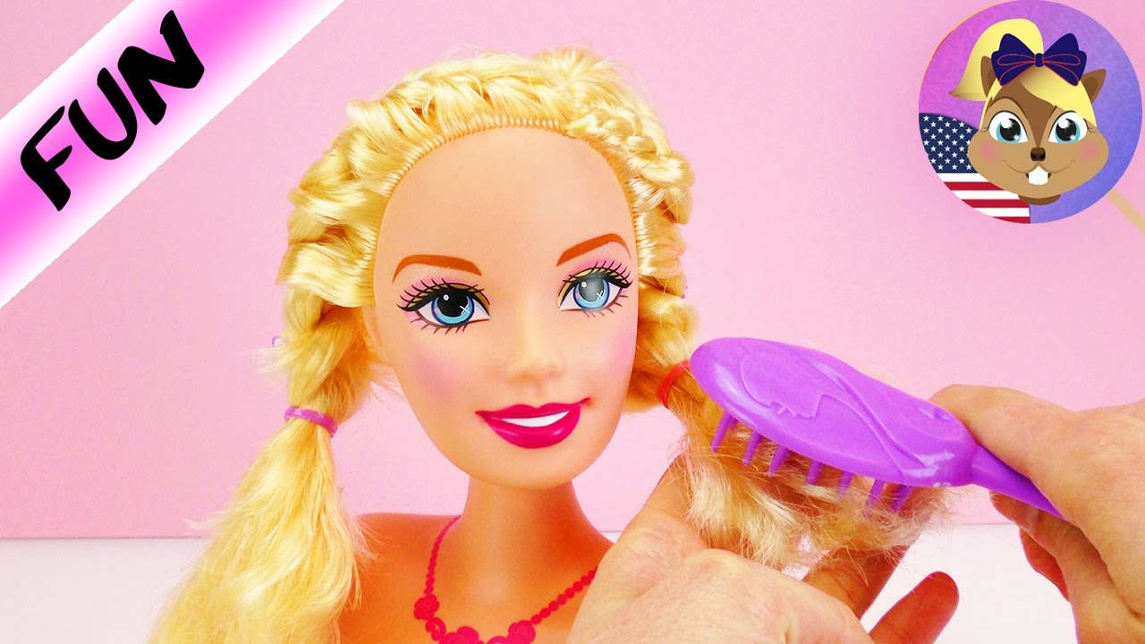 Barbie Ballerina Hairstyle | Hairstyling with Barbie and The Pink Shoes ...