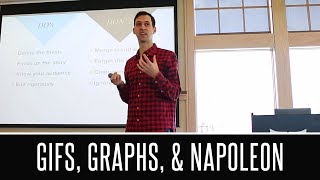 Visual Storytelling: GIFs, Graphs, and Napoleon