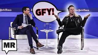 GO F---K YOURSELVES Elon Musk UNHINGED During Bizarre Interview