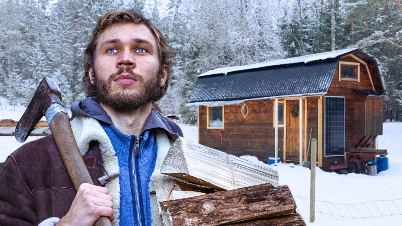 I Quit My City Life to Build a House in the Forest - YouTube