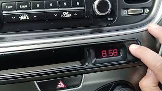 How To Set The Clock In A Kia Optima 20112015