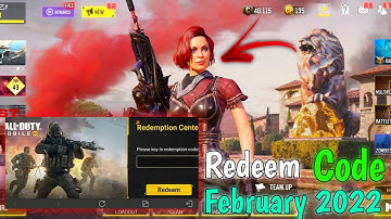 February 2022 New Redeem Code | CODM Codes | Redeem Code COD Mobile 2022