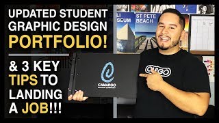 UPDATED 2019 Graphic Design Portfolio + JOB HUNTING TIPS!!