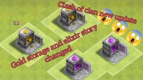Clash of Clans new update ||gold storage and elixir storage changed 😱😱😱