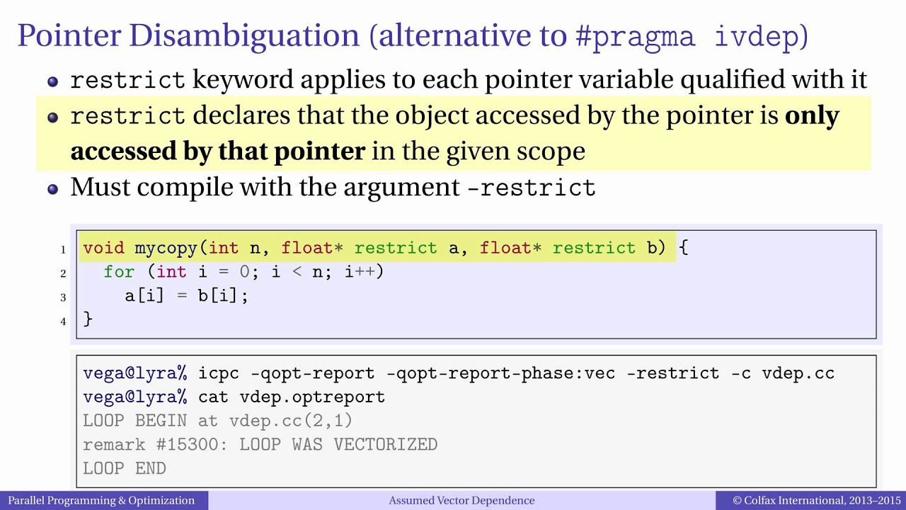 Episode 4.3 - Assumed Vector Dependence and Pointer Disambiguation