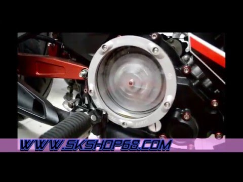 Video Lốc Nồi Trong Suốt Cho Yamaha Exciter 150 - youtube