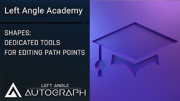 Dedicated Tools for Editing Path Points | Vector Shapes in Autograph