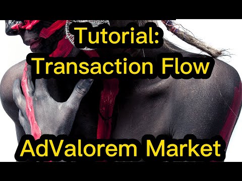 Tutorial Transaction Flow on AdValorem Market