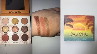 Beauty Creations Cali Chic Eyeshadow Palette Reviewdemo
