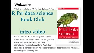 R for data science Book Club | An Introduction and announcement video | Subscribe to follow along
