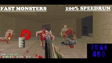DOOM Zone400 Map06 UV-Fast in 2m53s (Fast Monsters)