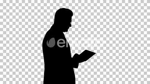 Silhouette businessman, Alpha Channel | Motion Graphics - Envato elements