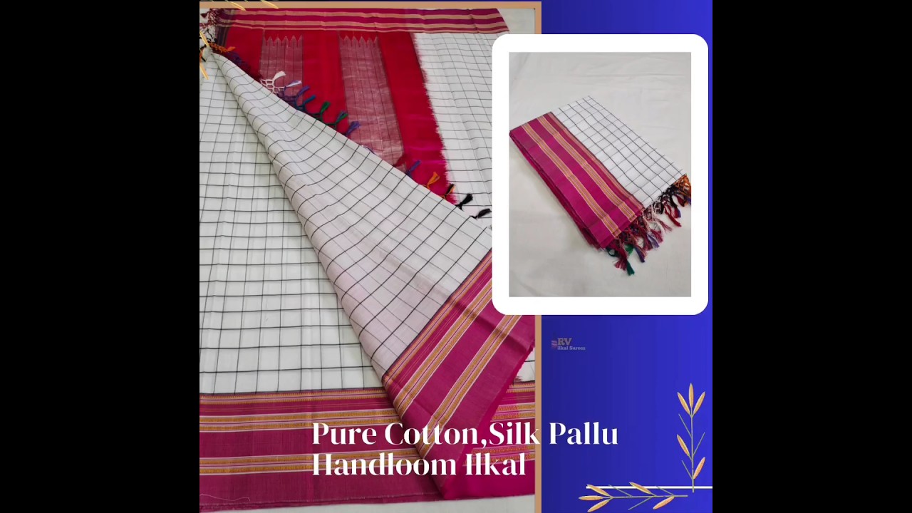 Rv Ilkal Sarees New Collection 