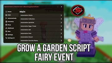 Fairy Event | grow a garden script new event speed hub and afk method