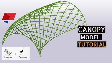 How to made #Canopy With Help of #Autocad #Rahino #Grasshopper #Tekla