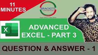 Advanced Excel part 3 - Create Marks Sheet