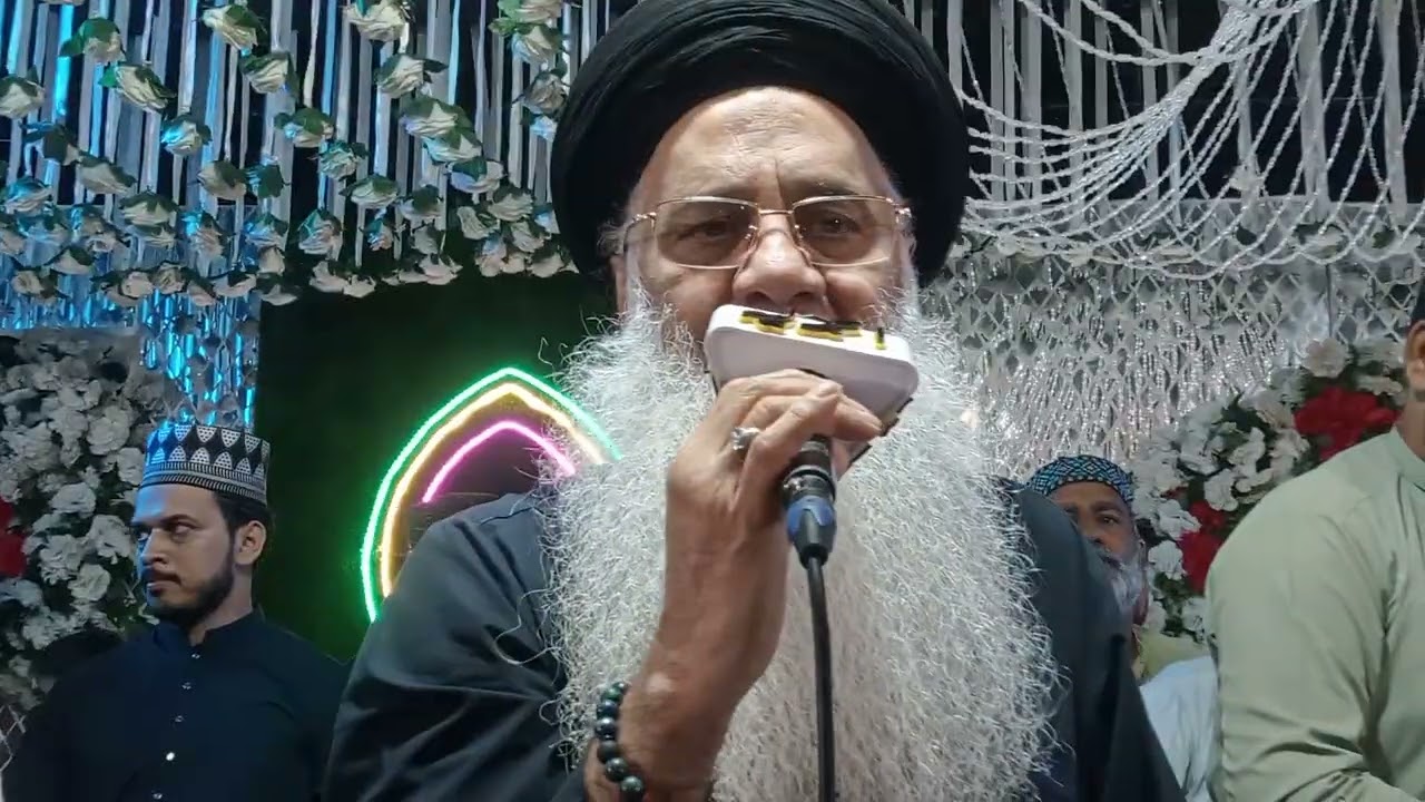 نعت خواں رؤف الحسنی رؤوف صاحب نے بہت ہی خوبصورت کلام پیش کیا اور فیصل اباد والے