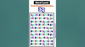 Find the #oddnumber #trending #viral #shorts #youtubeshorts #tictok