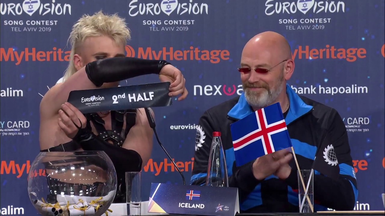 Hatari (Iceland) thank McDonald's and Deutsche Bank for their support – Eurovision 2019