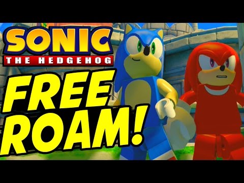 LEGO Dimensions SONIC The Hedgehog FREE ROAM Open World Gameplay - All Quest & All Locations