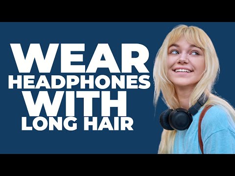How to Wear Headphones With Hair Down at Work or School