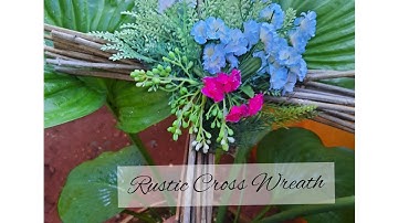 Rustic Diy Cross Wreath/ Easter Decor