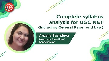 Complete syllabus analysis for UGC NET (including General Paper and Law)
