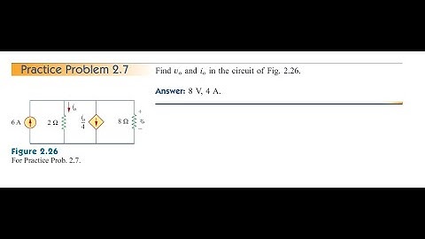Practice Problem 2.7 | Sadiku 4th Edition | Electrical Circuits | বাংলা